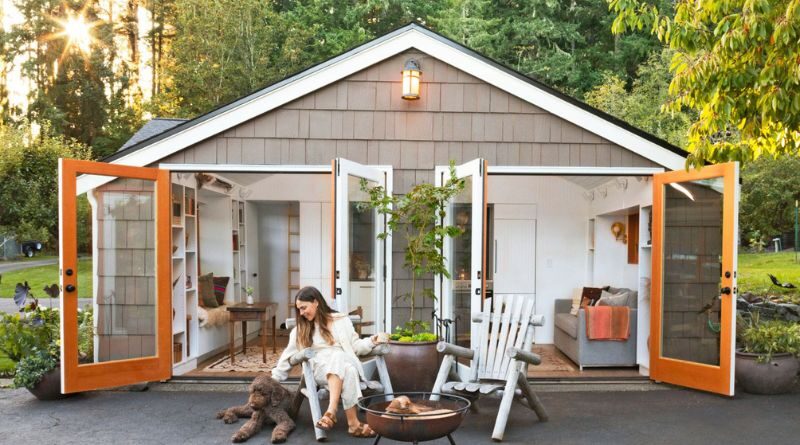 Tiny Living in Style: A Modern Tiny Home in a Garage